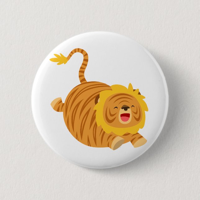 Niedlicher Cartoon Bouncy Liger Button Abzeichen (Vorderseite)