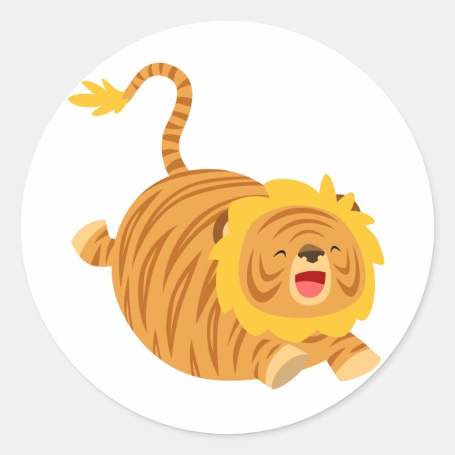 Niedlicher Cartoon Bouncy Liger Sticker (Vorderseite)