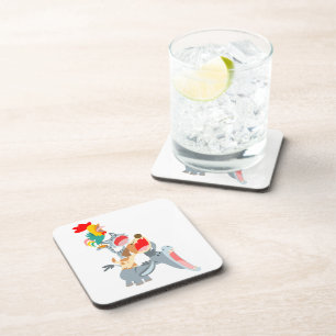 Niedlicher Cartoon Bremen Städtische Musiker Unter Untersetzer