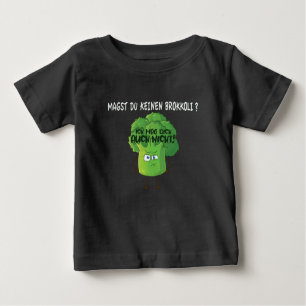 Niedlicher Cartoon Broccoli Sie mögen kein Broccol Baby T-shirt