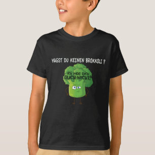 Niedlicher Cartoon Broccoli Sie mögen keine Brocco T-Shirt