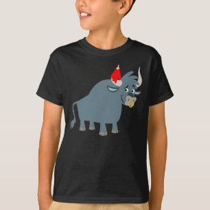 Niedlicher Cartoon Bull Children T - Shirt