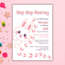 Niedlicher Cartoon Bunny Winning One Girls 1. Gebu