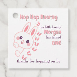 Niedlicher Cartoon Bunny Winning One Girls 1. Gebu Geschenkanhänger