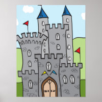 Niedlicher Cartoon Burg