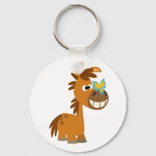 Niedlicher Cartoon Butterfly Pony Schlüsselanhänge Schlüsselanhänger