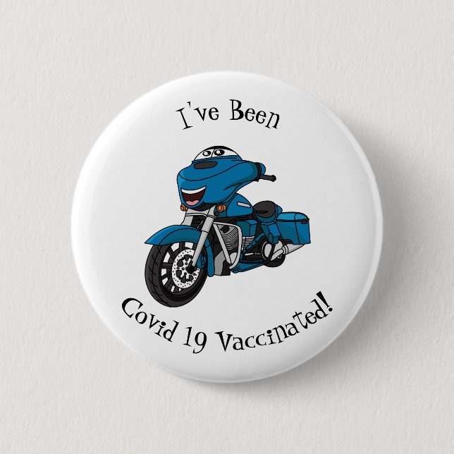 Niedlicher Cartoon Button (Vorderseite)