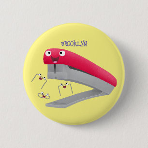 Niedlicher Cartoon Button