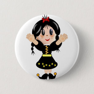 Niedlicher Cartoon Button