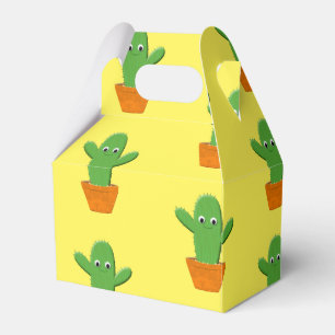 Niedlicher Cartoon Cactus Pattern Geschenkschachtel
