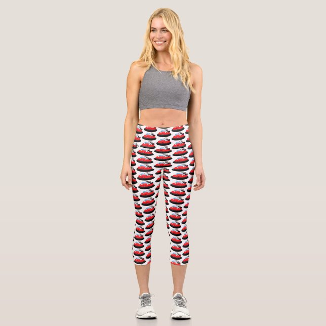 Niedlicher Cartoon Capri Leggings (Vorderseite)