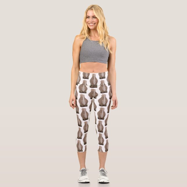 Niedlicher Cartoon Capri Leggings (Vorderseite)