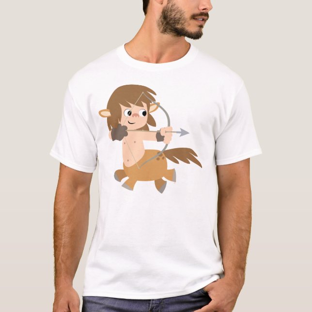 Niedlicher Cartoon Centaur Sagittarier Kinder T -  T-Shirt (Vorderseite)