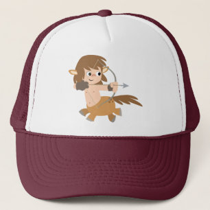 Niedlicher Cartoon Centaur Sagittarius Hat Truckerkappe
