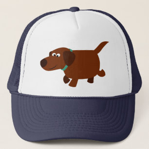 Niedlicher Cartoon Chocolate Labrador Hat Truckerkappe