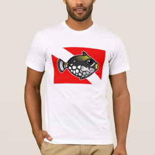 Niedlicher Cartoon Clownfischfänger T-Shirt