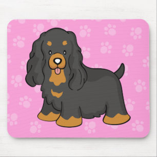 Niedlicher Cartoon-Cockerspaniel Mousepad