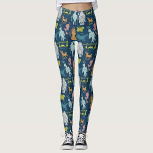 Niedlicher Cartoon Cryptids Cryptozoology Guide Leggings