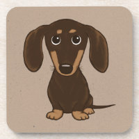 Niedlicher Cartoon-Dackel-Hund der