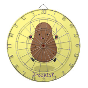 Niedlicher Cartoon Dartscheibe