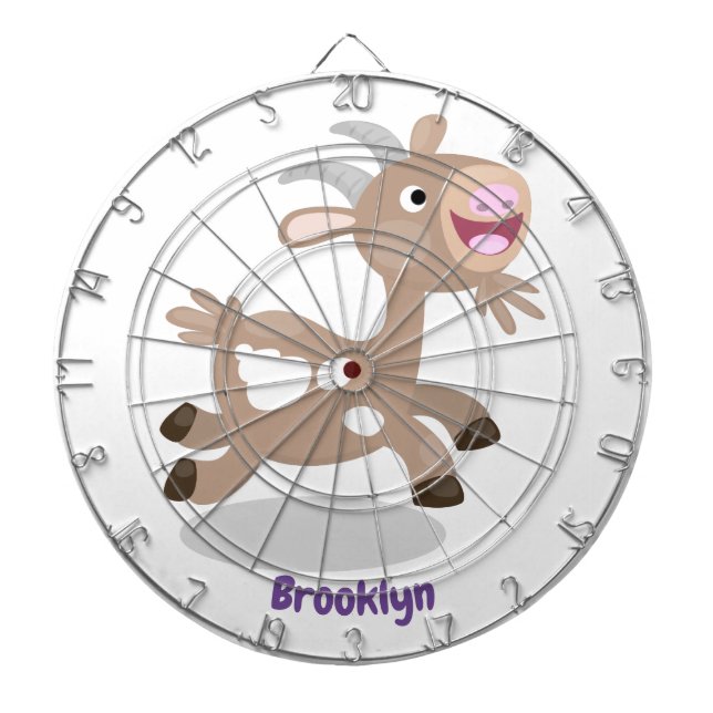 Niedlicher Cartoon Dartscheibe (vorne)