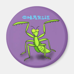 Niedlicher Cartoon der Gottesanbeterin Magnet