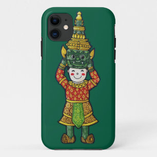 Niedlicher Cartoon des Kulturjungen in Maske Case-Mate iPhone Hülle