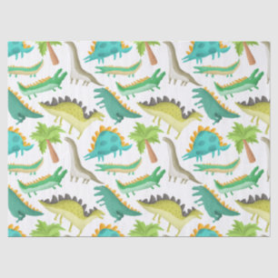 Niedlicher Cartoon Dinosaur Decoupage Seidenpapier