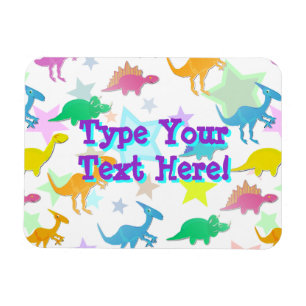 Niedlicher Cartoon Dinosaur Muster Magnet