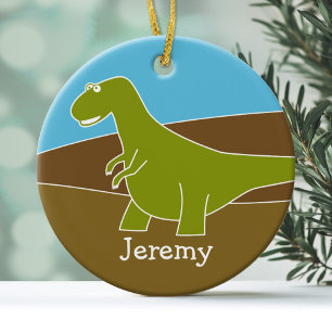 Niedlicher Cartoon Dinosaurier Ornament