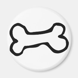 Niedlicher Cartoon Dog Bone Magnet