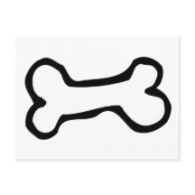 Niedlicher Cartoon Dog Bone