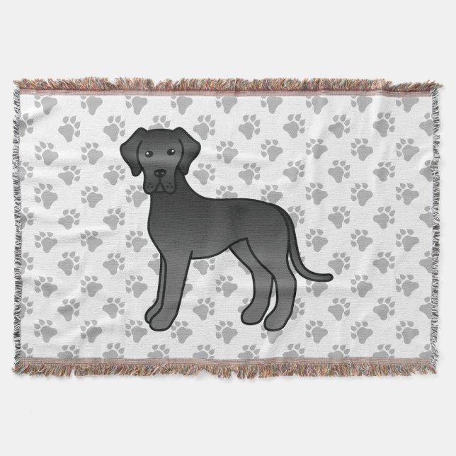 Niedlicher Cartoon Dog Decke (Vorderseite)