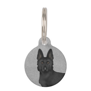 Niedlicher Cartoon Dog Head Haustiermarke