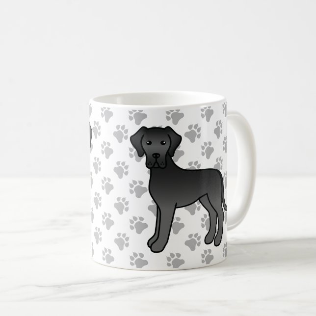 Niedlicher Cartoon Dog Kaffeetasse (VorderseiteRechts)