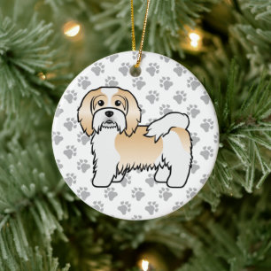 Niedlicher Cartoon Dog Keramik Ornament