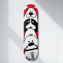 Niedlicher Cartoon Dog Minimalistische Pet Design