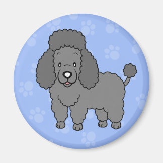 Niedlicher Cartoon Dog Poodle Magnet
