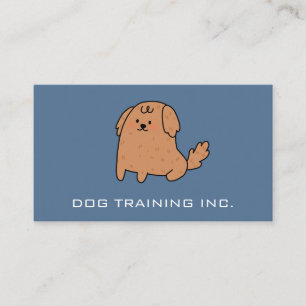 Niedlicher Cartoon Dog   Tierdienste Visitenkarte