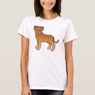 Niedlicher Cartoon Dogue De Bordeaux Dog T-Shirt