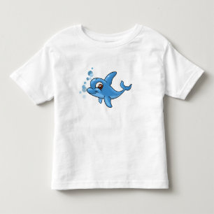 Niedlicher Cartoon Dolphin Kleinkind T-shirt