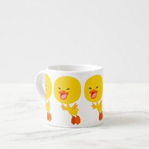 Niedlicher Cartoon Duckling Espresso Tasse