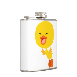 Niedlicher Cartoon Duckling Hip Flask Flachmann