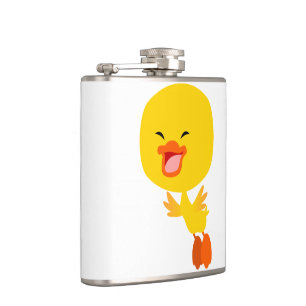 Niedlicher Cartoon Duckling Hip Flask Flachmann