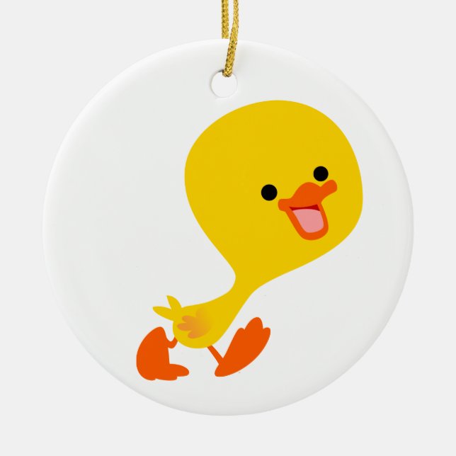 Niedlicher Cartoon Duckling Ornament (Vorne)