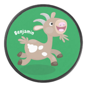 Niedlicher Cartoon Eishockey Puck