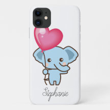 Niedlicher Cartoon Elefant Personalisiertes Handy