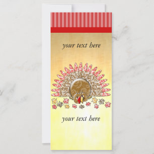 Niedlicher Cartoon Erntedank Türkei