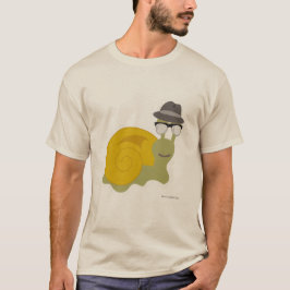 Niedlicher Cartoon Fedora Hepcat Snail T-Shirt