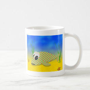 Niedlicher Cartoon Fisch Kaffeetasse